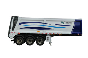 Semi-<span class=keywords><strong>remorque</strong></span> benne à déchets de type chenillé de 43,9 m³ à livraison rapide depuis la Chine en stock - Product Image 6
