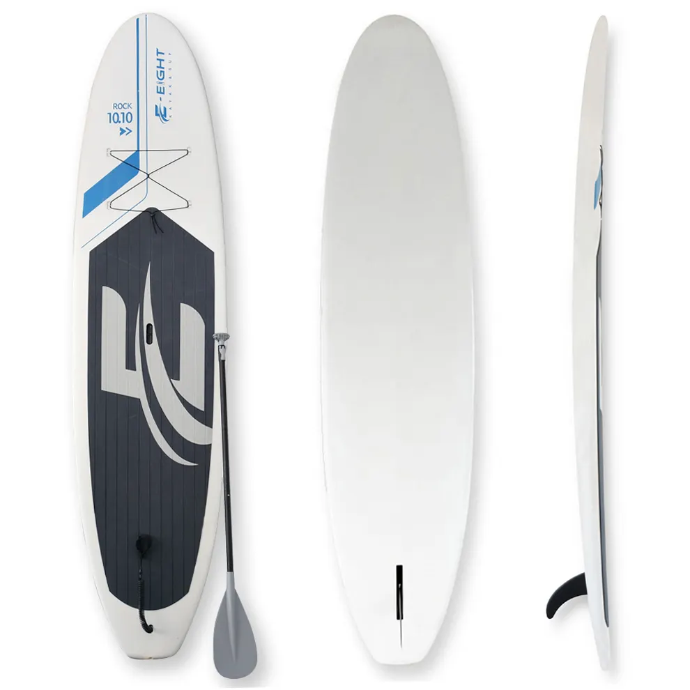 Ridgeside prezzo economico acqua schiuma rigida Stand Up Paddle Board plastica durevole ampia famiglia SUP Paddle Board con pinna
