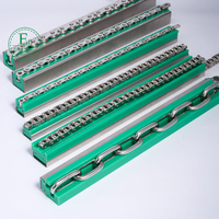 Guides de blocs en nylon Uhmwpe en plastique précis CNC personnalisés Rail de glissière de chaîne Rails coulissants portant des bandes de plastique de glissière de guide linéaire