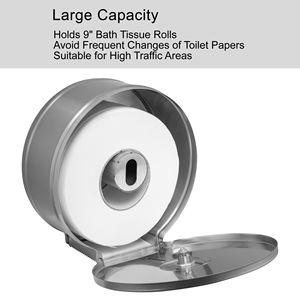 Distributeur de papier toilette en rouleau jumbo pour toilettes publiques, vente en gros commerciale - Product Image 1