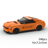Véhicule de course MOC en promotion, compatible avec les briques de marque, jouets éducatifs à assembler, blocs de construction en plastique ABS pour enfants
