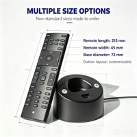 Télécommande de remplacement KEYUAN TY-40A à code fixe, commande vocale, en plastique ABS, 4 boutons, portée de 20 m, pour téléviseur LED intelligent