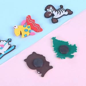 كارتون لطيف الترويجي لينة PVC المطاط تصميم مخصص 2d 3d مغناطيس الثلاجة مع شعارها الخاص - Product Image 5