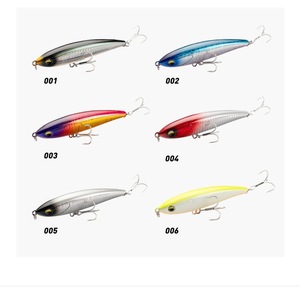 Señuelo artificial duro de natación rápida tipo lápiz de hundimiento para pesca en el mar, para lances largos, modelo Yellow <span class=keywords><strong>Fin</strong></span> - Product Image 1