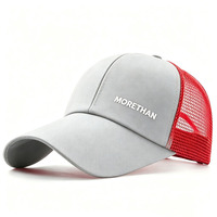 Casquette de camionneur en maille polyester à 6 panneaux OEM, logo imprimé personnalisé, séchage rapide, respirante, pour l'extérieur