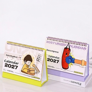 Nouveau Calendrier de Bureau Décompression 2027 – Ornements Créatifs aux Couleurs Vives, Artéfact de Bureau, Horloge de Self-discipline et <span class=keywords><strong>Compte</strong></span> <span class=keywords><strong>à</strong></span> <span class=keywords><strong>Rebours</strong></span> pour le Travail - Product Image 6