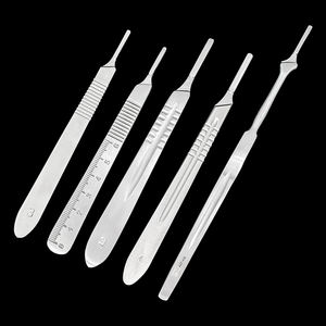 مقبض سكين من الفولاذ المقاوم للصدأ، سكين نقش صناعي، حامل سكين بيطري، مقبض سكين جراحي، مقبض سكين تشريح للمختبرات - Product Image 5