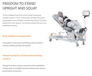 Bàn nghiêng điện vật lý trị liệu y tế chi dưới đào tạo sức mạnh cơ bắp thiết bị y tế - Product Image 4