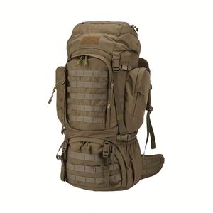 กระเป๋าเป้สะพายหลังแบบมีโครงในตัว รุ่น Factory 36-56L พร้อมผ้าคลุมกันฝน ทำจากโพลีเอสเตอร์ แฟชั่น กันน้ำ เหมาะสำหรับเดินป่า ตั้งแคมป์ และล่าสัตว์ - Product Image 1