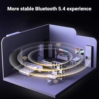 Adaptador USB Bluetooth UGREEN 5.4, Plug & Play, Receptor y Transmisor Inalámbrico para Teclado de PC, Compatible con Windows 11/10/8.1