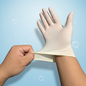 Guantes de Látex <span class=keywords><strong>para</strong></span> Análisis de Laboratorio - Resistentes a Químicos <span class=keywords><strong>para</strong></span> un Manejo Seguro de Muestras - Product Image 1