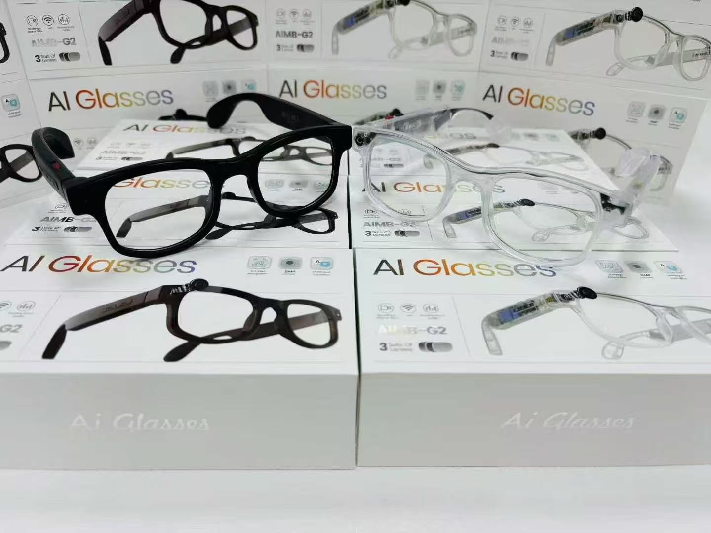 Lunettes intelligentes anti-tremblement avec caméra IA G2