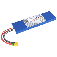 Batterie au lithium Li-ion personnalisée 25,2 V 4,4 Ah NCM OEM pour AGV, tondeuse à gazon, robot nettoyeur de piscine, aspirateur robot, chariot électrique