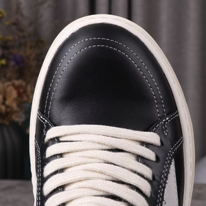 Zapatos Planos de Cuero Genuino Ricks de Diseño de Lujo, con Cordones, Cómodos, de Caña Baja, para Hombre y Mujer, Zapatos Casuales para Caminar Owens - Product Image 5