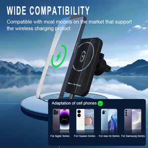 Supporto per Telefono da Auto Ricaricabile con Ricarica Wireless Magnetica 15W, Prezzo di Fabbrica <span class=keywords><strong>Black</strong></span> <span class=keywords><strong>Friday</strong></span> 2026, Logo Personalizzabile - Product Image 6