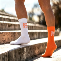 Chaussettes de course antidérapantes personnalisées de haute qualité, chaussettes de cyclisme Coolmax en nylon, chaussettes de performance athlétique pour la course à pied