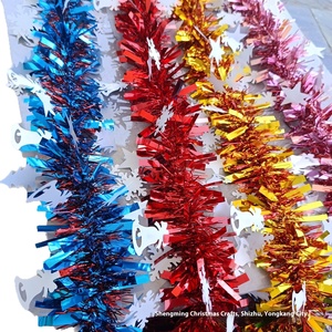 Bán Buôn Tùy Chỉnh Giáng Sinh Trang Trí Sao Chuông Bông Tuyết Kỳ Nghỉ Tinsel Băng Cho Bên Sắp Xếp - Product Image 5