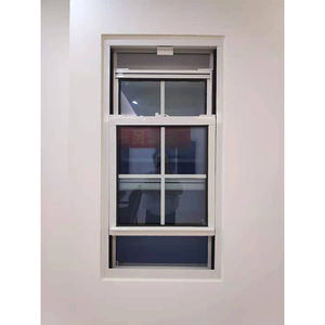 WEIKA finestre a doppia anta in lega di alluminio vetro basso E nero con <span class=keywords><strong>griglia</strong></span> verticale <span class=keywords><strong>finestra</strong></span> scorrevole resistente alle intemperie - Product Image 1