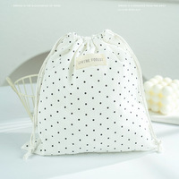 Sac de rangement en polyester à cordon de serrage, motif lettres, style niche, nouveau design - Mini pochette portable mignonne pour transporter clés et portefeuille