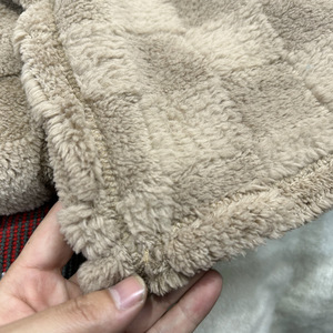 Tùy Chỉnh Màu Rắn Jacquard Cắt Vuông Sọc Chăn Len Cotton Vật Liệu Composite Cross-Biên Giới Ném Cho Giường Sử Dụng - Product Image 5