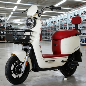 Scooter Eléctrico Urbano al por Mayor con Cesta Delantera, Faro LED, Asiento Cómodo y Amortiguación Trasera - Product Image 1