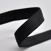 Bande élastique pour bretelles de vêtements en sangle de spandex/nylon rayée à chevrons, double face, épaisse et garantie