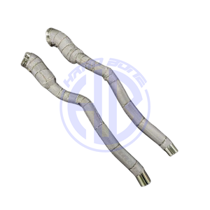 ท่อส่งตรงลงท่อสำหรับเฟอร์รารี F12 berlinett/ 812 SuperFast /ff ชิ้นส่วนอัปเกรด V12ท่อไอเสียแข่งพร้อมเกราะป้องกันความร้อน - Product Image 3