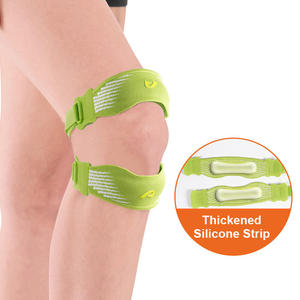 Bande de soutien rotulien ouvert pour soulagement de la douleur et récupération des blessures, respirante, réglable, antidérapante, pour le sport - Product Image 1