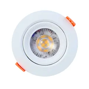 Holofote led redondo e quadrado zhejiang, luz de teto para decoração de casa, preço muito barato, cob 3w 5w, led, moderno 80 abs