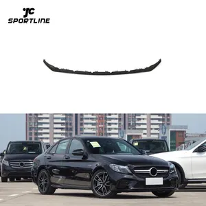 Dry Carbon Facelift W205 C43 Front Lower Lip for Mercedes Benz W205 W206 C43 AMG Sport 2019-2021