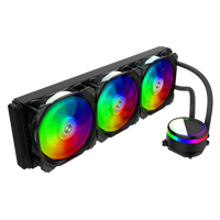 Pendingin Air Cair Seri AMD/Intel Alseye, Pendingin CPU Aio Volume Air Besar untuk PC Gaming