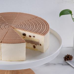 Fulansweetメーカー8インチ白ココナッツケーキラム栗デザートより健康的で安全な冷凍ムースケーキ - Product Image 2