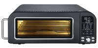 Four à convection électrique 18L à commande tactile, cuisinière à pizza 400°C, contrôlé par application, fonction maintien au chaud, noir, pour usage hôtelier