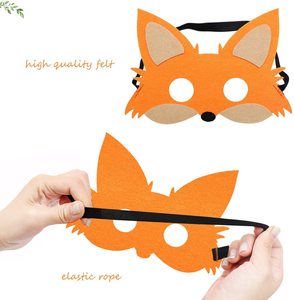 Halloween Felt <strong>Mask</strong> Cosplay Felt Party <strong>Masks</strong> Children's Felt Animal <strong>Masks</strong> - Product Image 3