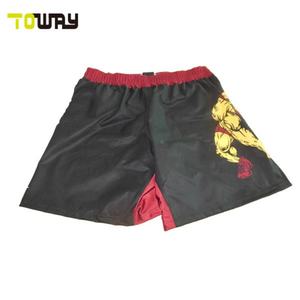 Shorts MMA pour hommes BETHERIVAL avec logo personnalisé, design rose, vente en gros - 100% polyester, couleurs et designs personnalisés - Product Image 6