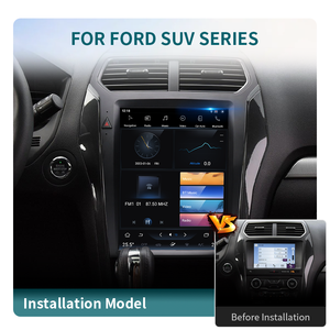 12.1 "Android 11 Tesla Style Carplay Écran GPS Lecteur Multimédia Radio pour <span class=keywords><strong>Ford</strong></span> <span class=keywords><strong>SUV</strong></span> Série Explorer/Expédition/EDGE/KUGA - Product Image 3