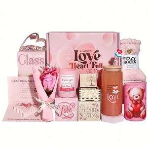 Ensemble cadeau de gobelets personnalisés avec logo, panier de luxe pour une détente et des soins personnels, souvenirs, tasse promotionnelle unique, boîte pour fille - Product Image 1