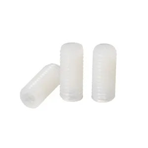 Black White Nylon Plastic PA66 Hex Hexagon Socket Flat Coine Cup Dog Ball Point Set Screw DIN913 DIN914 DIN915 DIN916