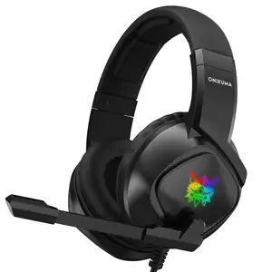 2022 New Style K19 Schwarz Elegantes Aussehen Kopfhörer kosten günstige kabel gebundene Headset-Computers piele Kopfhörer