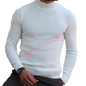 Suéter de cuello simulado de moda con 100% algodón antiarrugas Material ligero Diseño moderno para uso de oficina Moda diaria - Product Image 2