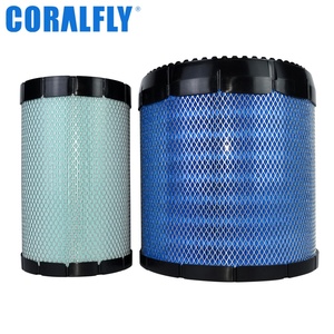 Coralfly - Filtro de Aire para Motor Diésel RE587793 RE587794 RS5355 RS5354 SA16519 SA16526 AF26337 P617646 AF26336 - Product Image 2