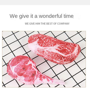 Sinh thái thân thiện sang trọng mô phỏng bít tết squeaking đồ chơi con chó Oxford vải bông nhai đồ chơi tương tác - Product Image 5