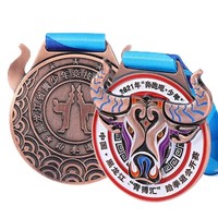 Médaille en alliage de zinc 3D personnalisée Médaille de boxe Médaille de judo Jiu Jitsu Kung Fu Karaté Taekwondo