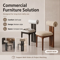 Fauteuil scandinave moderne avec dossier – Nouveauté explosive pour salles à manger, tabourets de bar, bureaux à domicile, entrepôts, parcs – Fabriqué en chêne