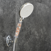 Tête de filtre de douche en pierre minérale d'usine 5 fonctions pommeau de filtre de douche système de filtration d'eau pommeau de douche avec filtre