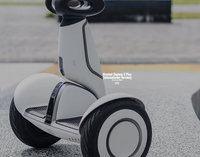 NOUVEAU Ninebot S Plus Trottinette électrique auto-équilibrée à deux roues avec lumière LED Portable pour TOUS les âges