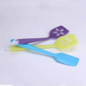 Eco-friendly kitchen cleaning <b>silicone</b> rubber scraper, colorful plastic for <b>baking</b> pastry, including cutter and bowl scraper - Product Image 6