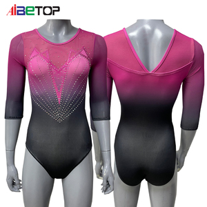 Лидер продаж <span class=keywords><strong>2026</strong></span>: Модные гимнастические купальники для девочек, размеры XXS-XL, дышащие, быстросохнущие, с возможностью нанесения логотипа - Product Image 5