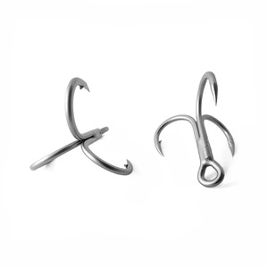 100 pièces/boîte 60714X HG Raptor Z Ultra Hameçons triples anti-rouille robustes <span class=keywords><strong>pour</strong></span> eau salée, à pointe ronde et à aiguille forgée - Product Image 6