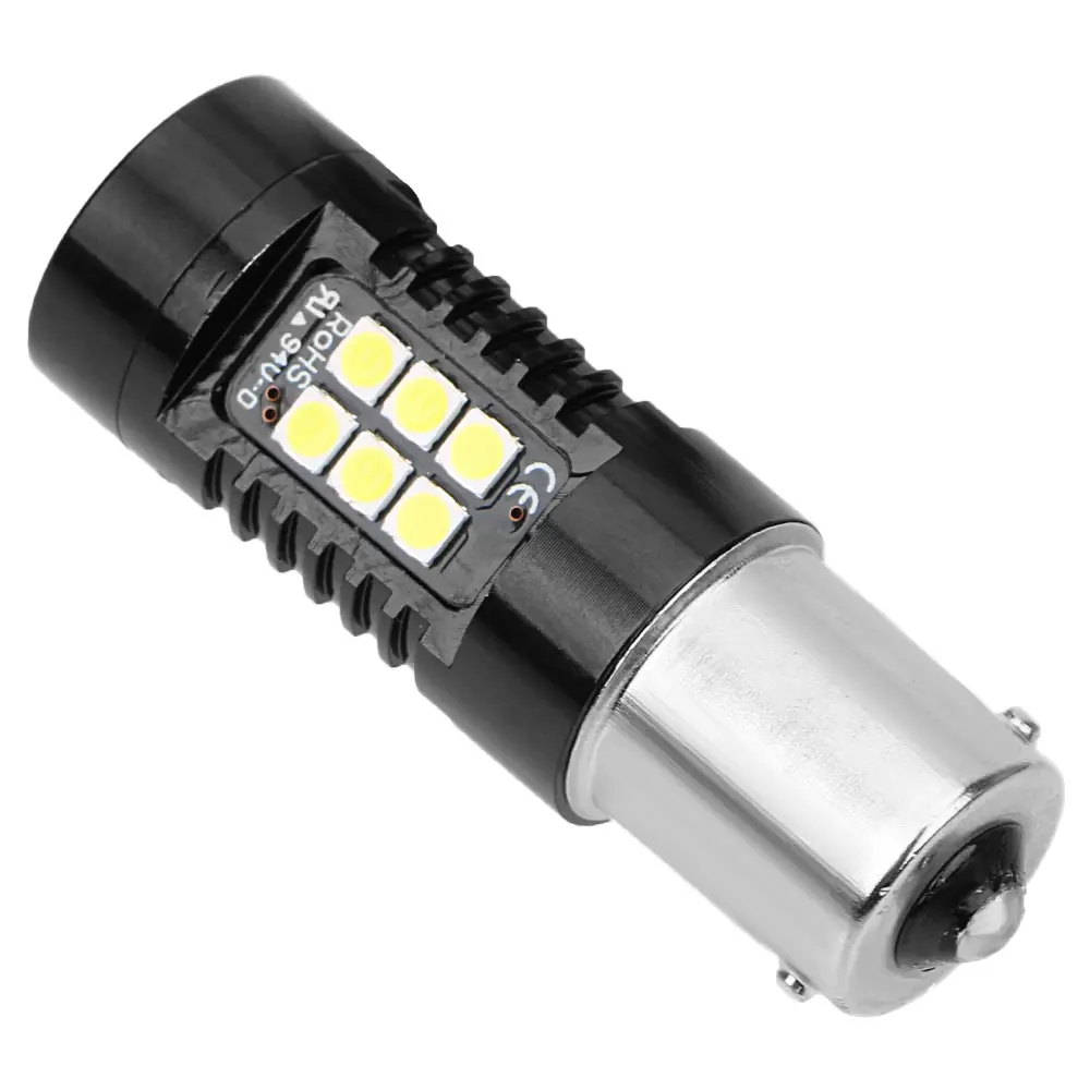 1156 נורת LED 3030 21SMD שבב איתות אור 6000k נורה לבנה לאביזרים לרכב